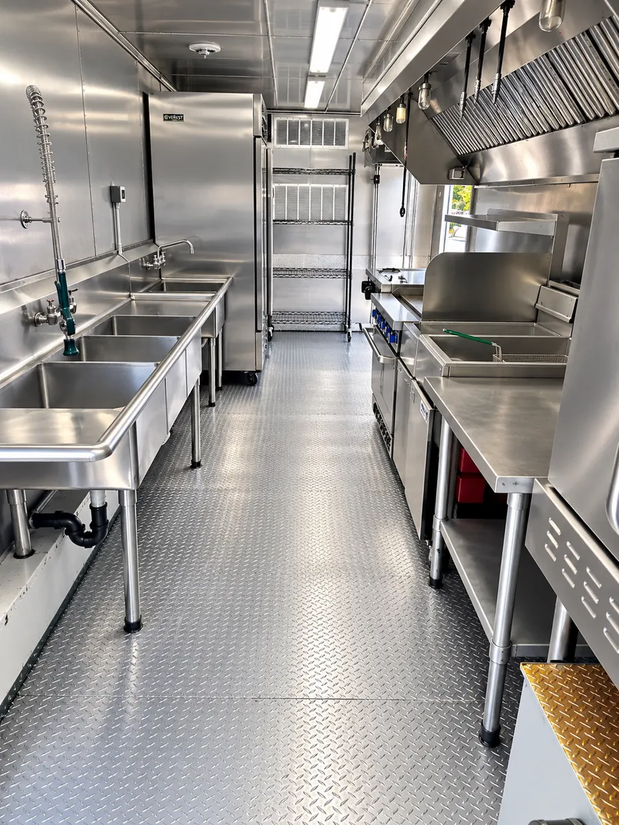 26ft baby bulk kitchen griddle cooking line