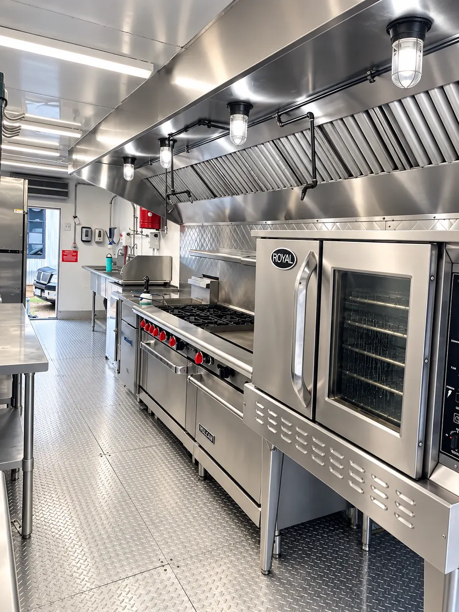 mobile kitchen trailer cooking equipment