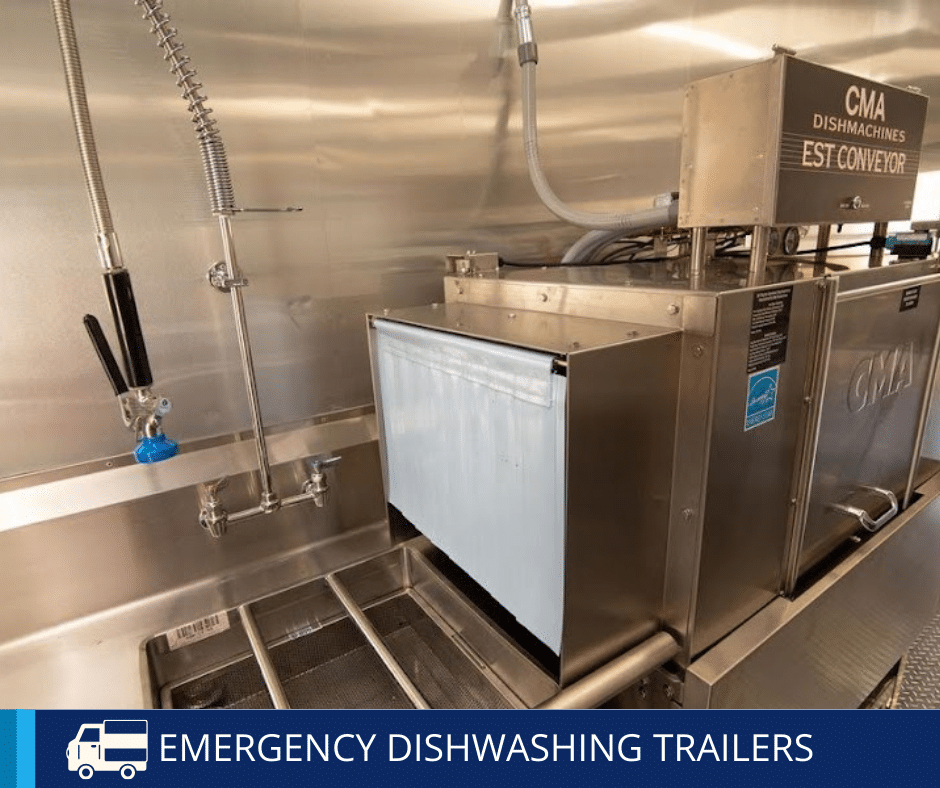 Emergency Dishwashing Trailers